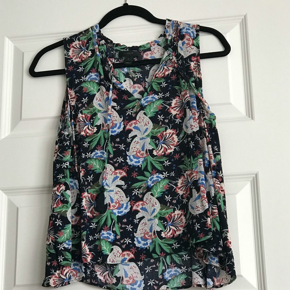 J Crew patterned top